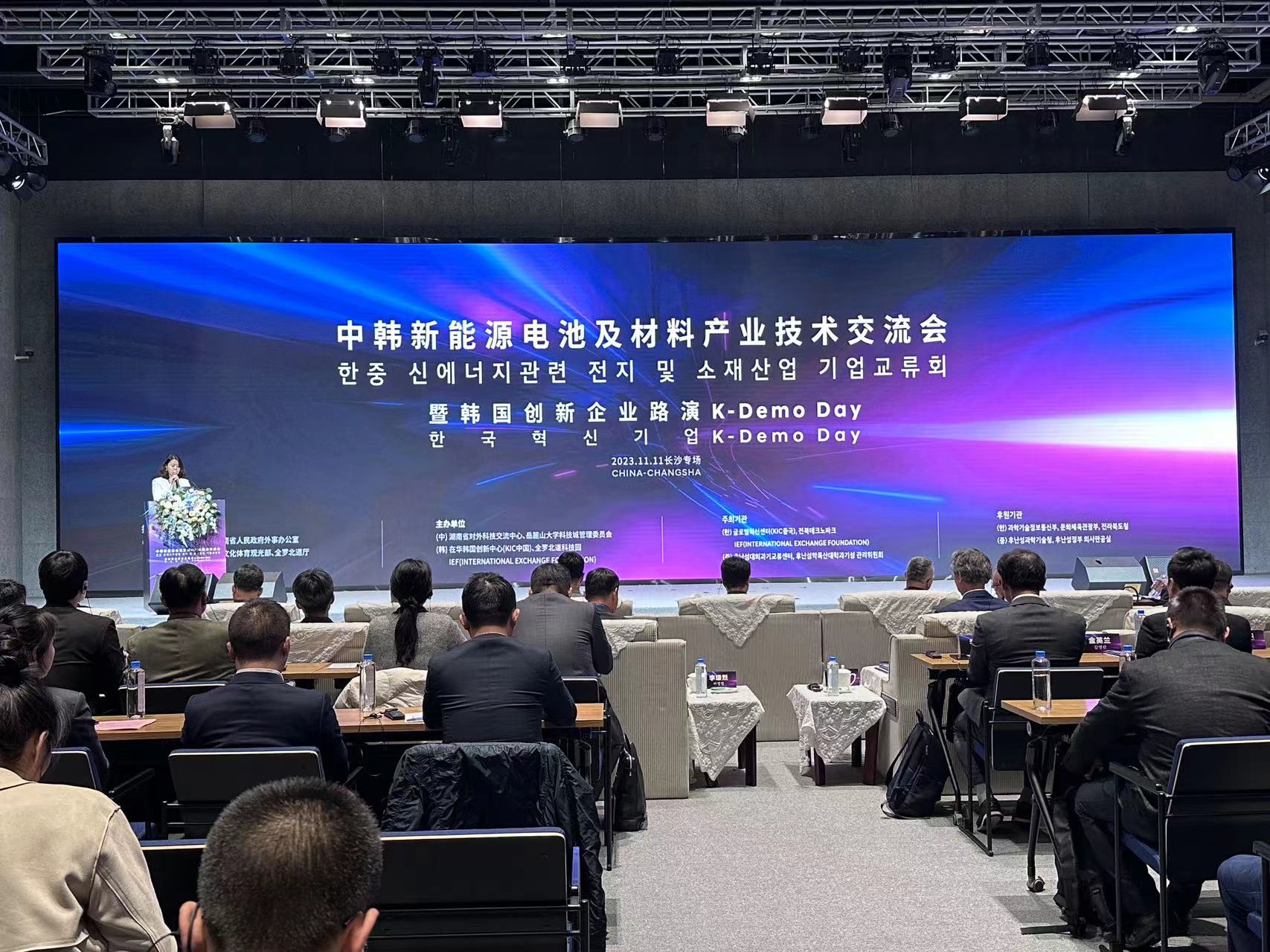 中韓新能源電池及材料產(chǎn)業(yè)技術(shù)交流會長沙專場順利舉行，深度碰撞技術(shù)火花